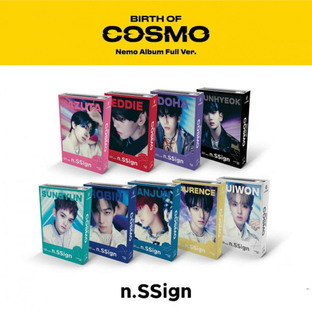 [SET][Smart Album] n.SSign Debut Album - BIRTH OF COSMO (SET Ver.) 9Nemo Album