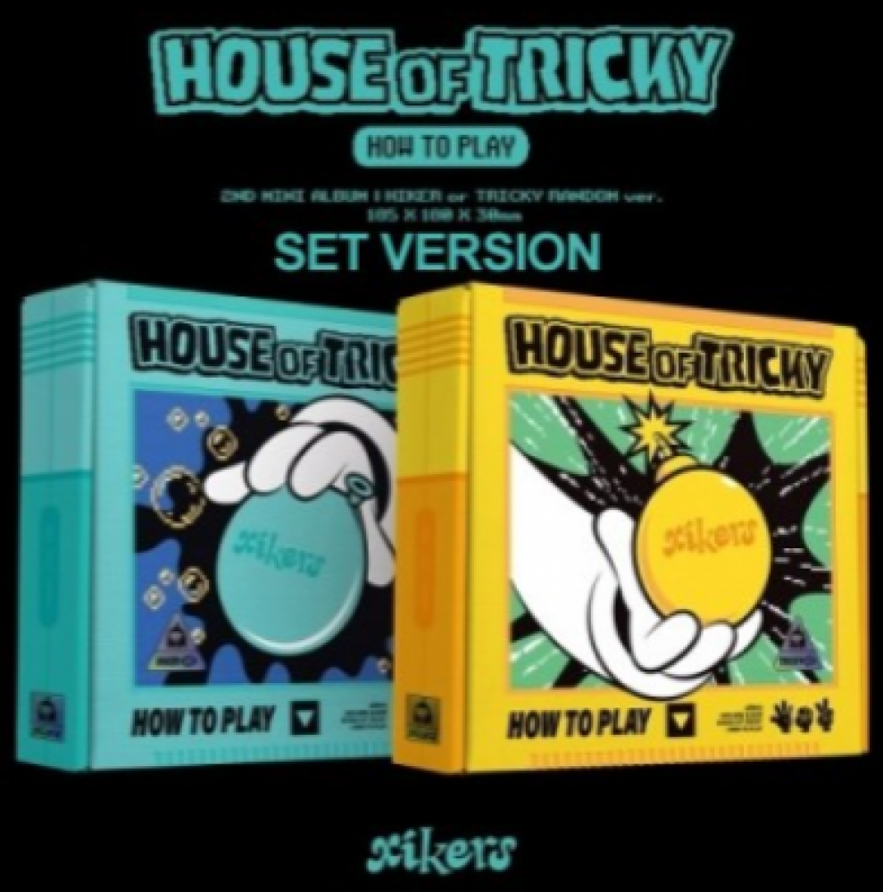 [SET] xikers 2nd Mini Album - HOUSE OF TRICKY : HOW TO PLAY (SET Ver.) CD