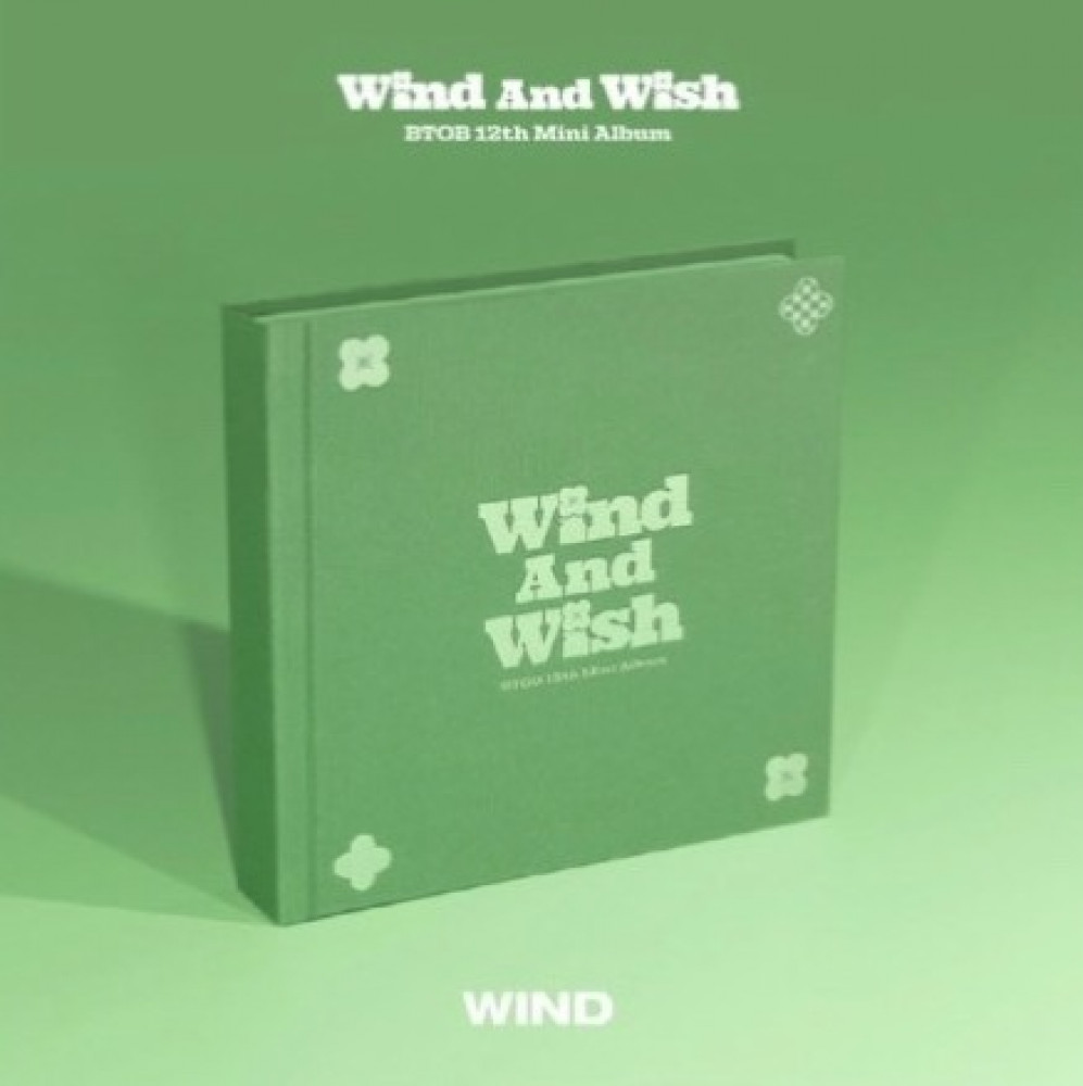 BTOB 12th Mini Album - WIND AND WISH (WIND Ver.) CD + Poster