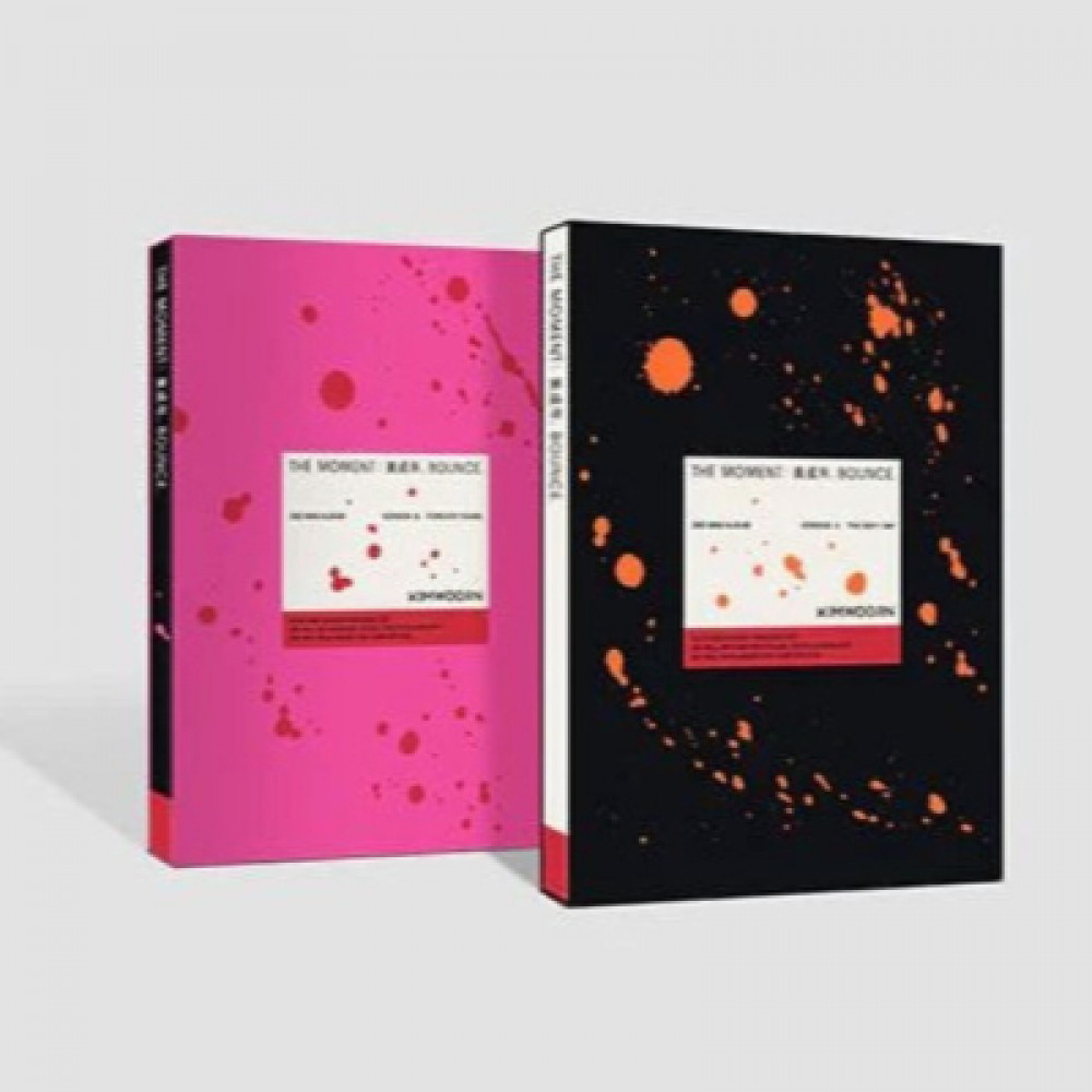 [SET] KIM WOO JIN 2nd Mini Album - The moment : 美成年, Bounce. (SET Ver.) 2CD + 2Poster