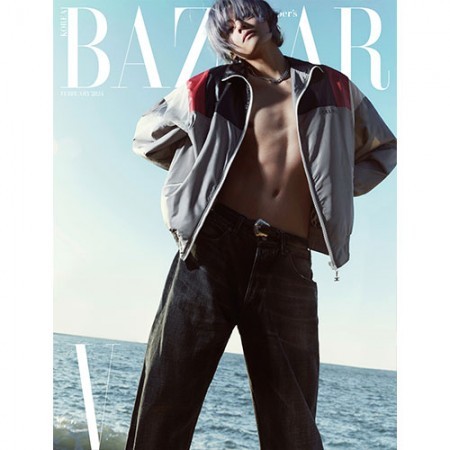 Magazine BAZAAR KOREA 2024-02 Type.A BTS V