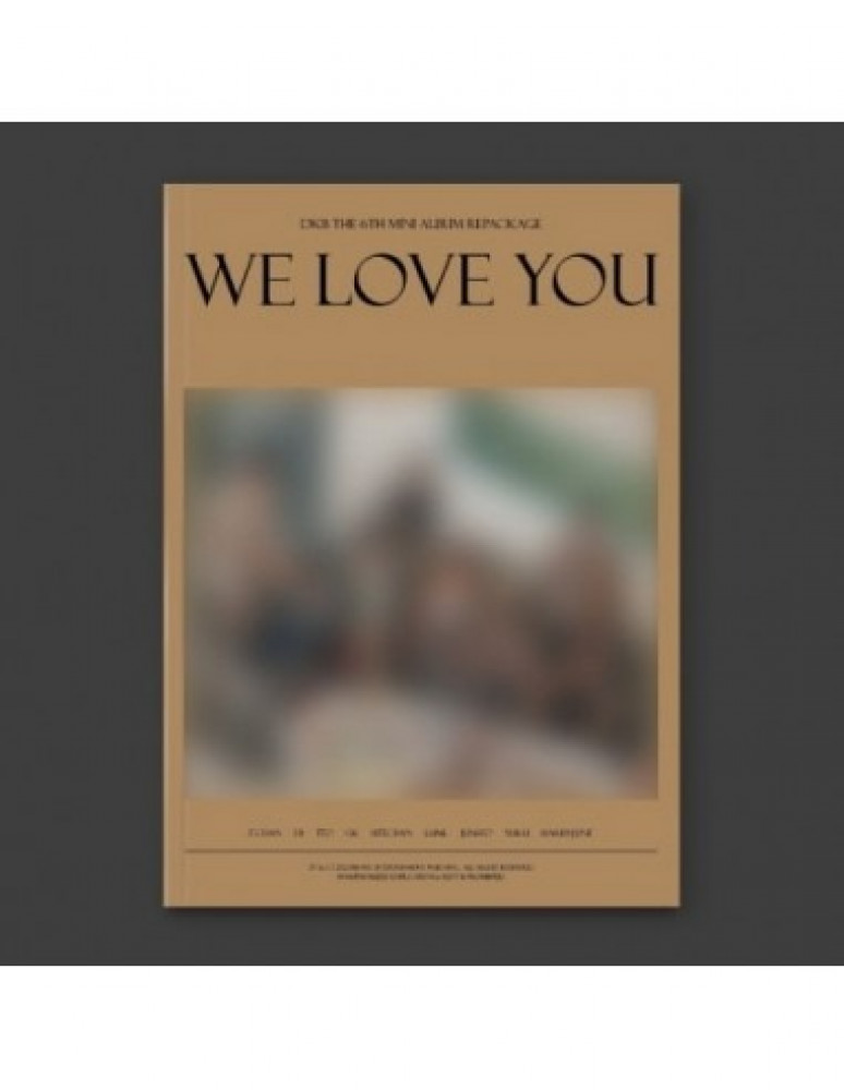 DKB 6th Mini Album - We Love You (Day Ver.) CD + Poster