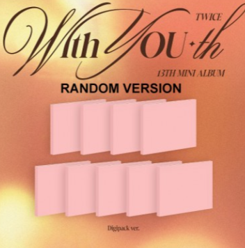 [DIGIPACK] TWICE 13th Mini Album - With YOU-th (Random Ver.) CD