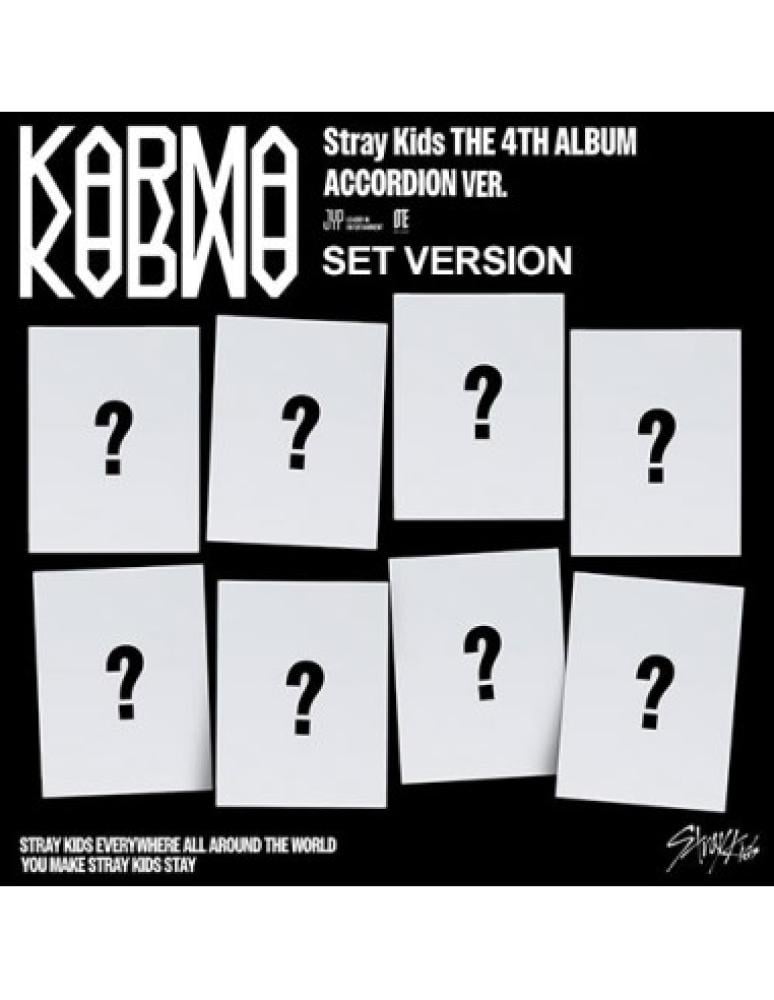 [ACCORDION][SET] Stray Kids 4th Album - KARMA (SET Ver.) 8CD