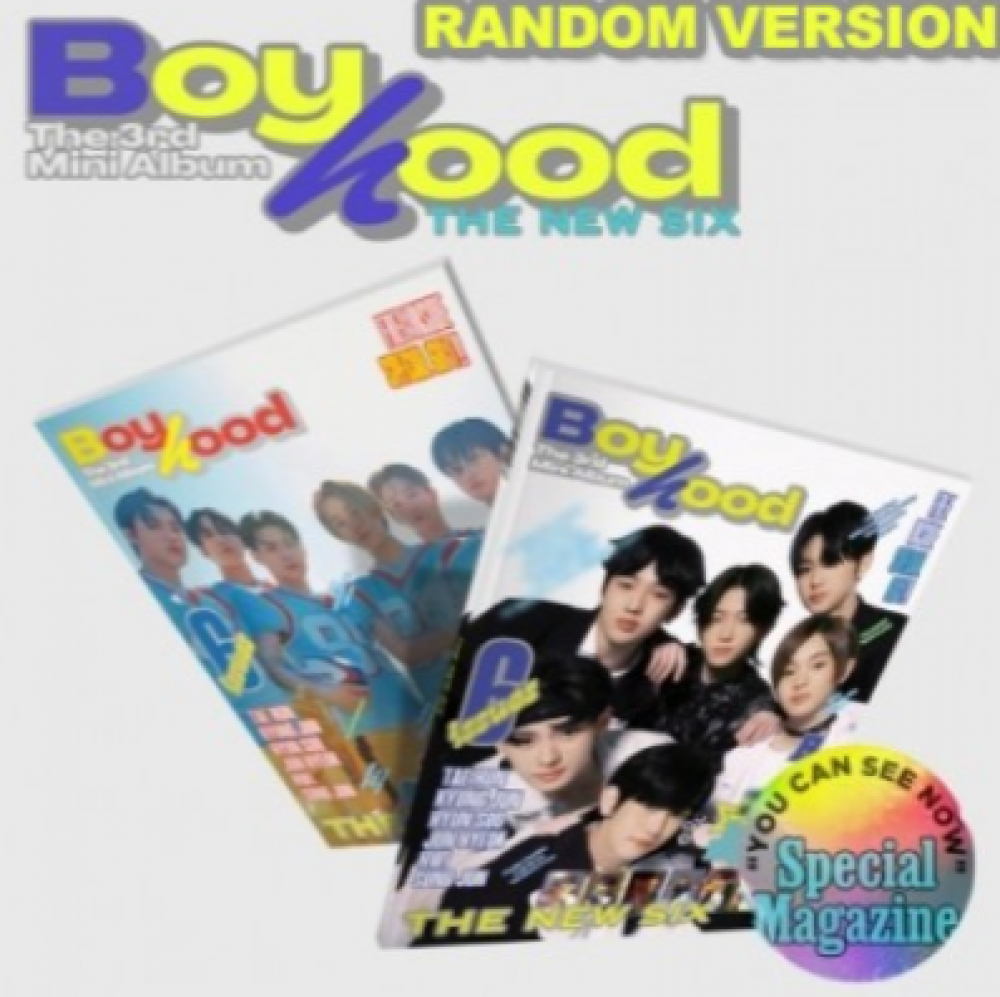 THE NEW SIX (TNX) 3rd Mini Album - BOYHOOD (Random Ver.) CD