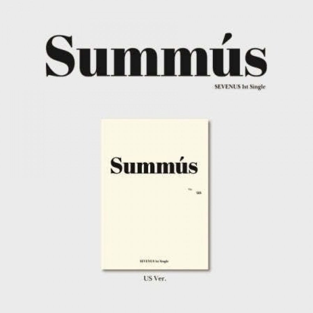 SEVENUS 1ST SINGLE ALBUM-SUMMUS[Us Ver]CD