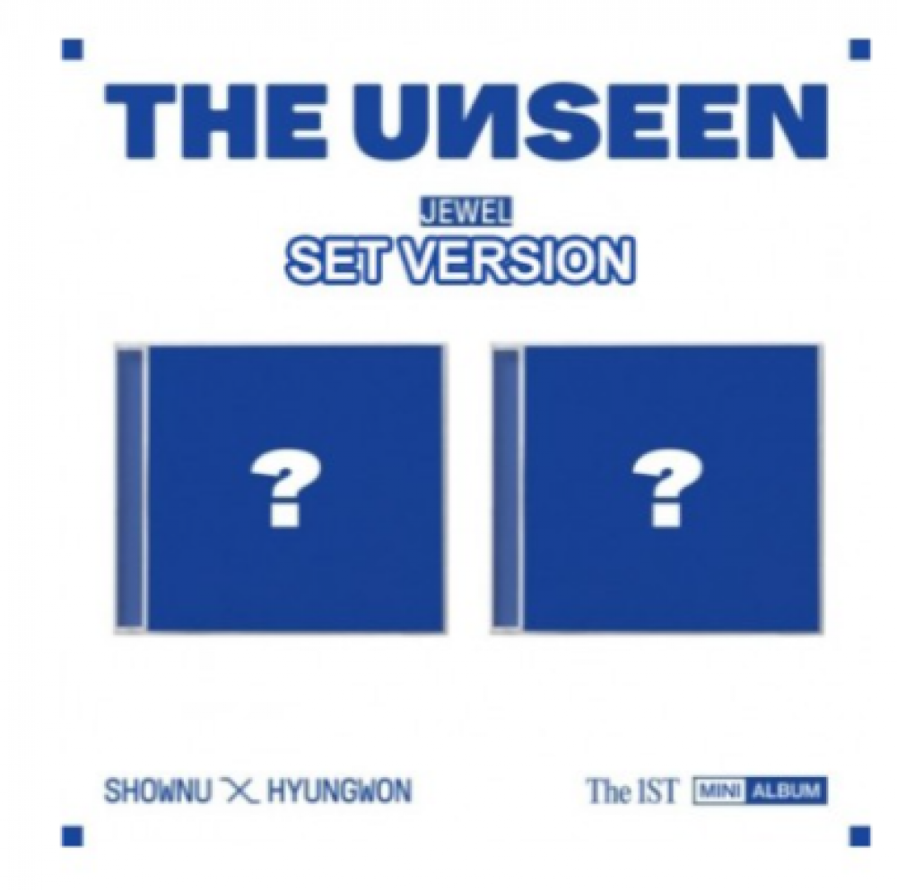 [JEWEL][SET] SHOWNU X HYUNGWON 1st Mini Album - THE UNSEEN (SET Ver.) 2CD