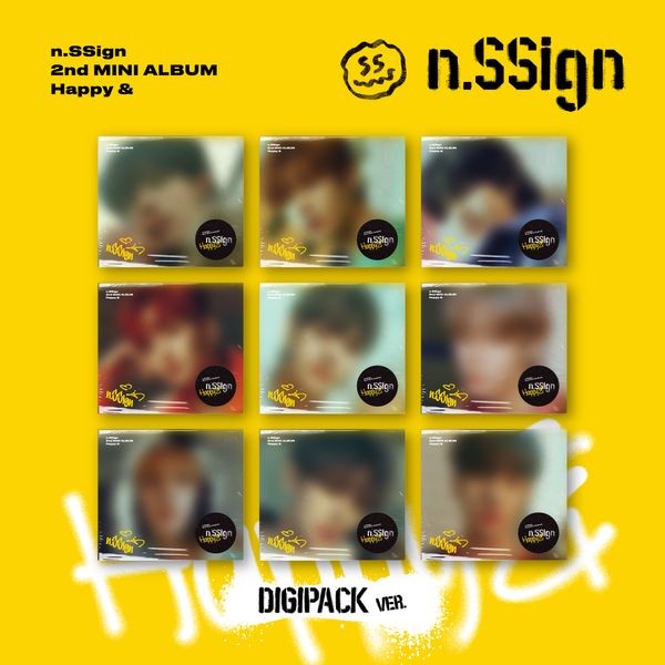 [DIGIPACK] n.SSign 2nd Mini Album - Happy & (Random Ver.) CD