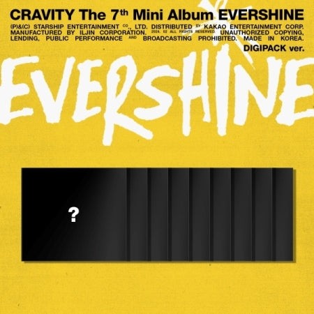 CRAVITY Mini Album Vol. 7 – EVERSHINE (DIGIPACK Ver.) (9 Version Set)