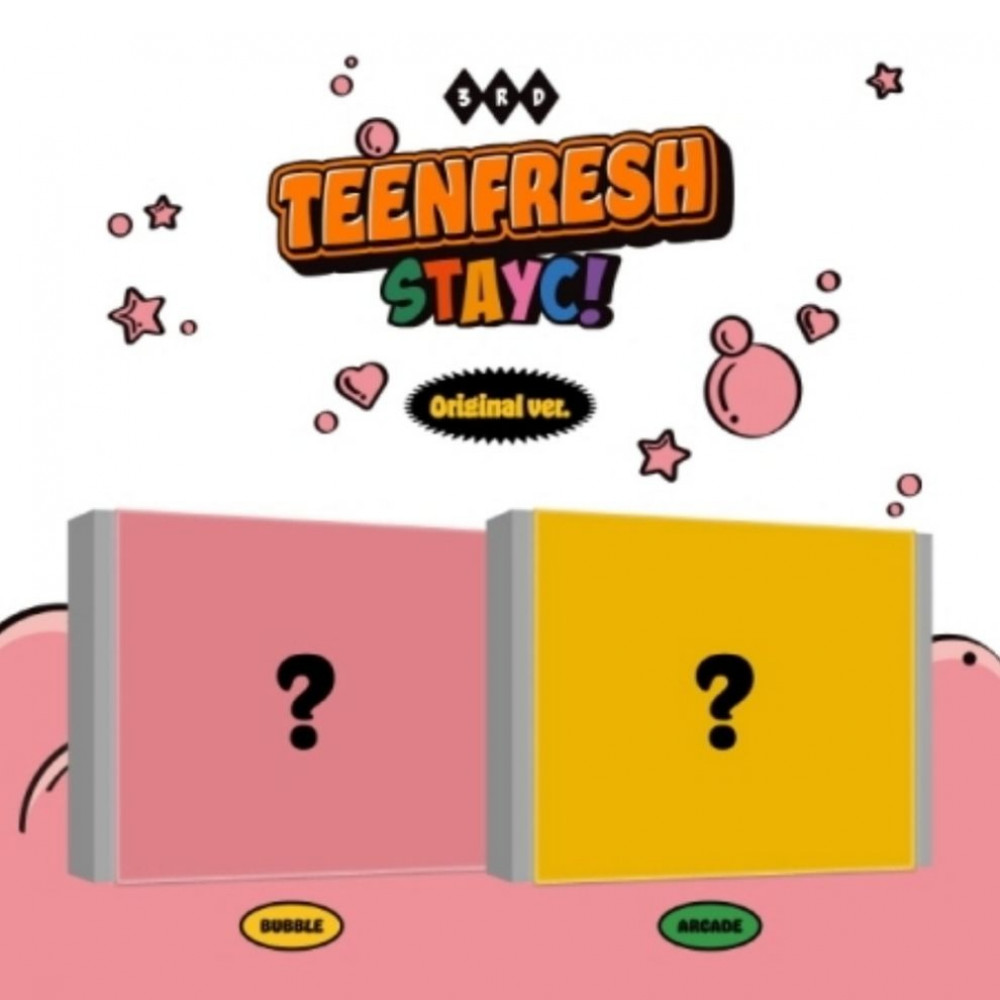 STAYC 3rd Mini Album - TEENFRESH (Random Ver.) CD + Poster