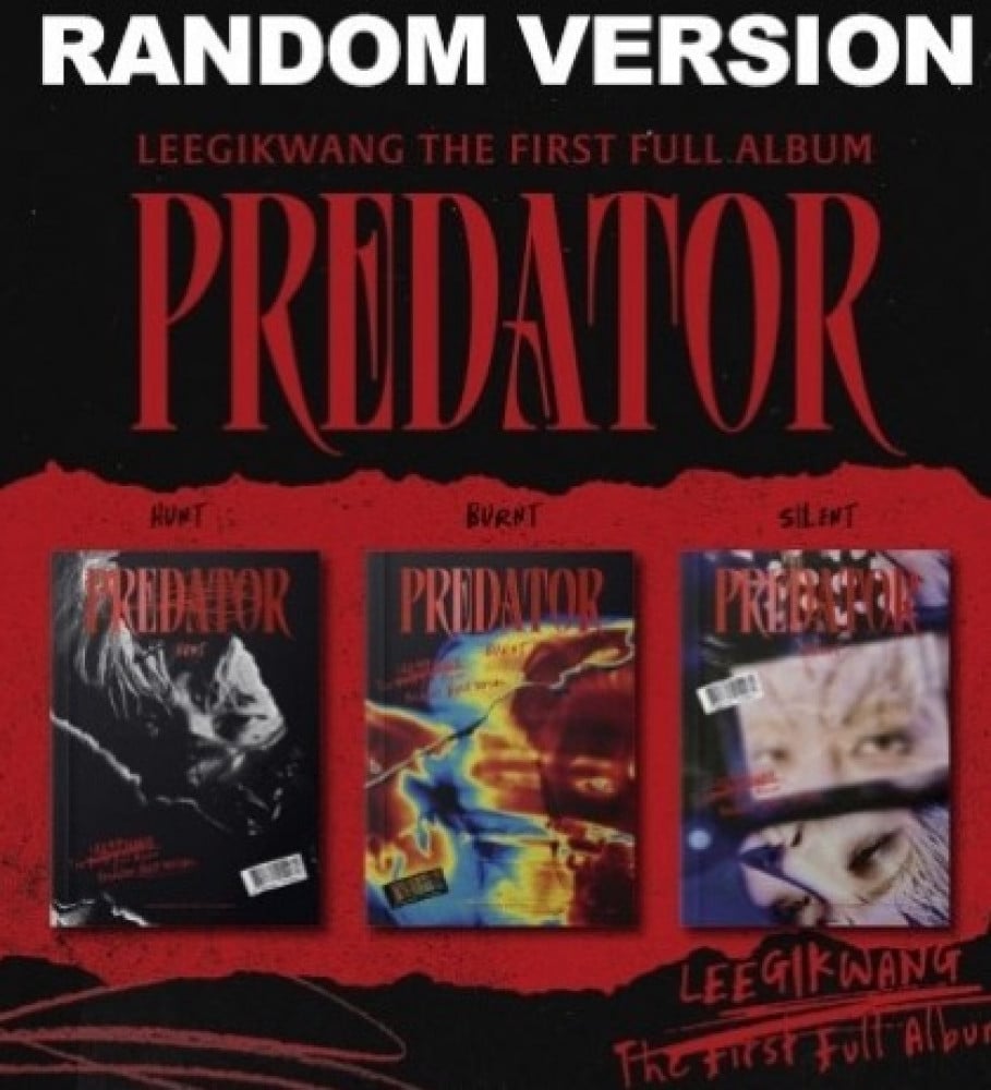 LEE GI KWANG 1st Album - Predator (Random Ver.) CD