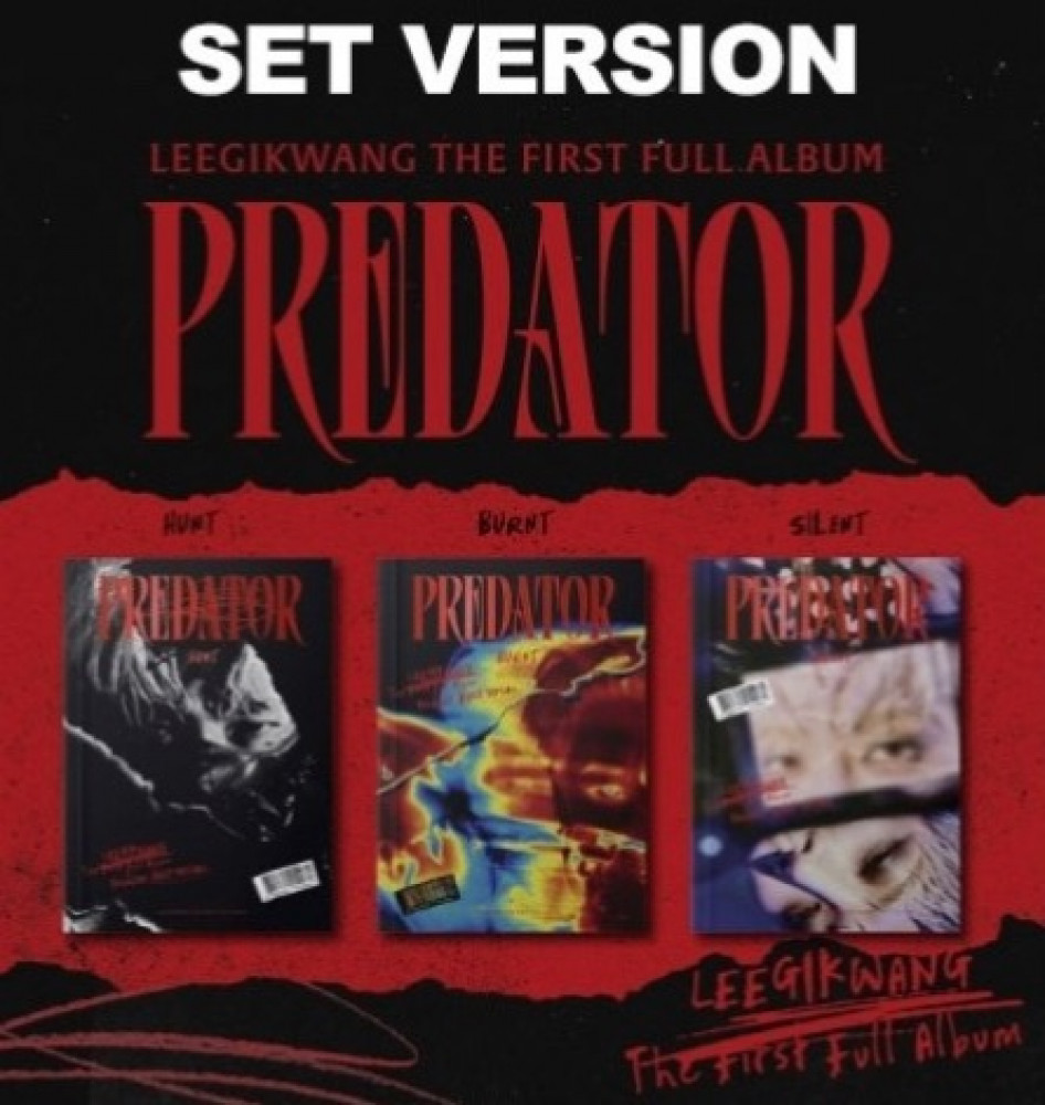 [SET] LEE GI KWANG 1st Album - Predator (SET Ver.) 3CD