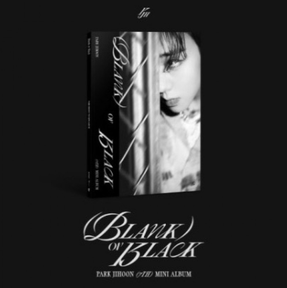 PARK JI HOON 7th Mini Album - Blank or Black (VEILED BLACK ver.) CD + Poster
