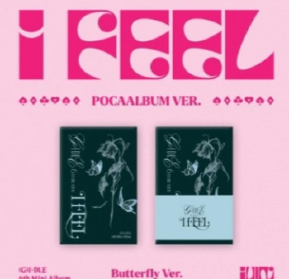 [Smart Album] (G)I-DLE 6th Mini Album - I feel (Butterfly Ver.) PocaAlbum
