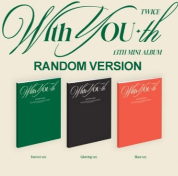 [JYP Shop Gift] TWICE 13th Mini Album - With YOU-th (Random Ver.) CD + Poster