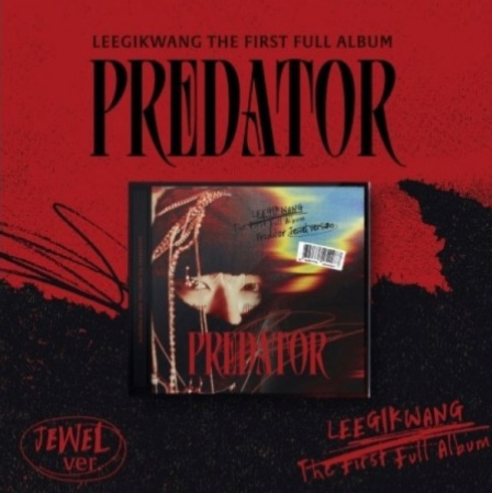 [JEWEL] LEE GI KWANG 1st Album - Predator (Random Ver.) CD