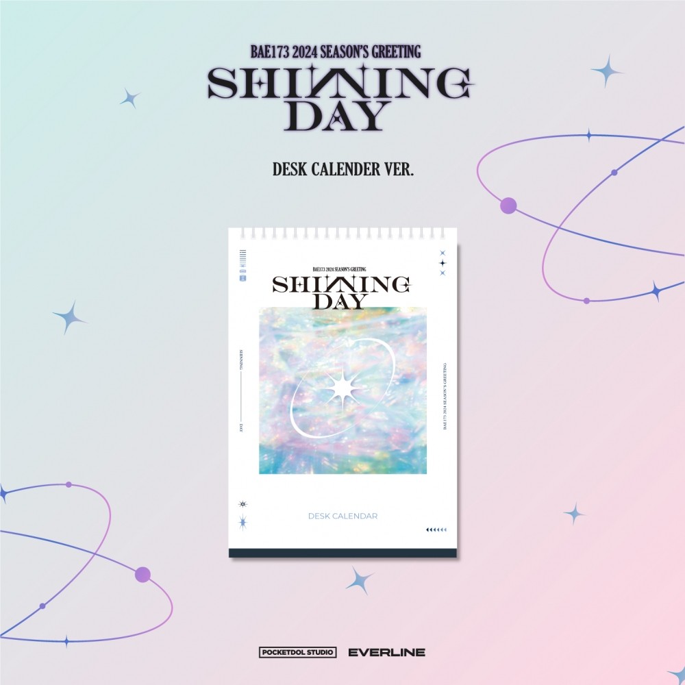 BAE173 – 2024 SEASON’S GREETINGS [SHINNING DAY] (DESK CALENDAR Ver.)