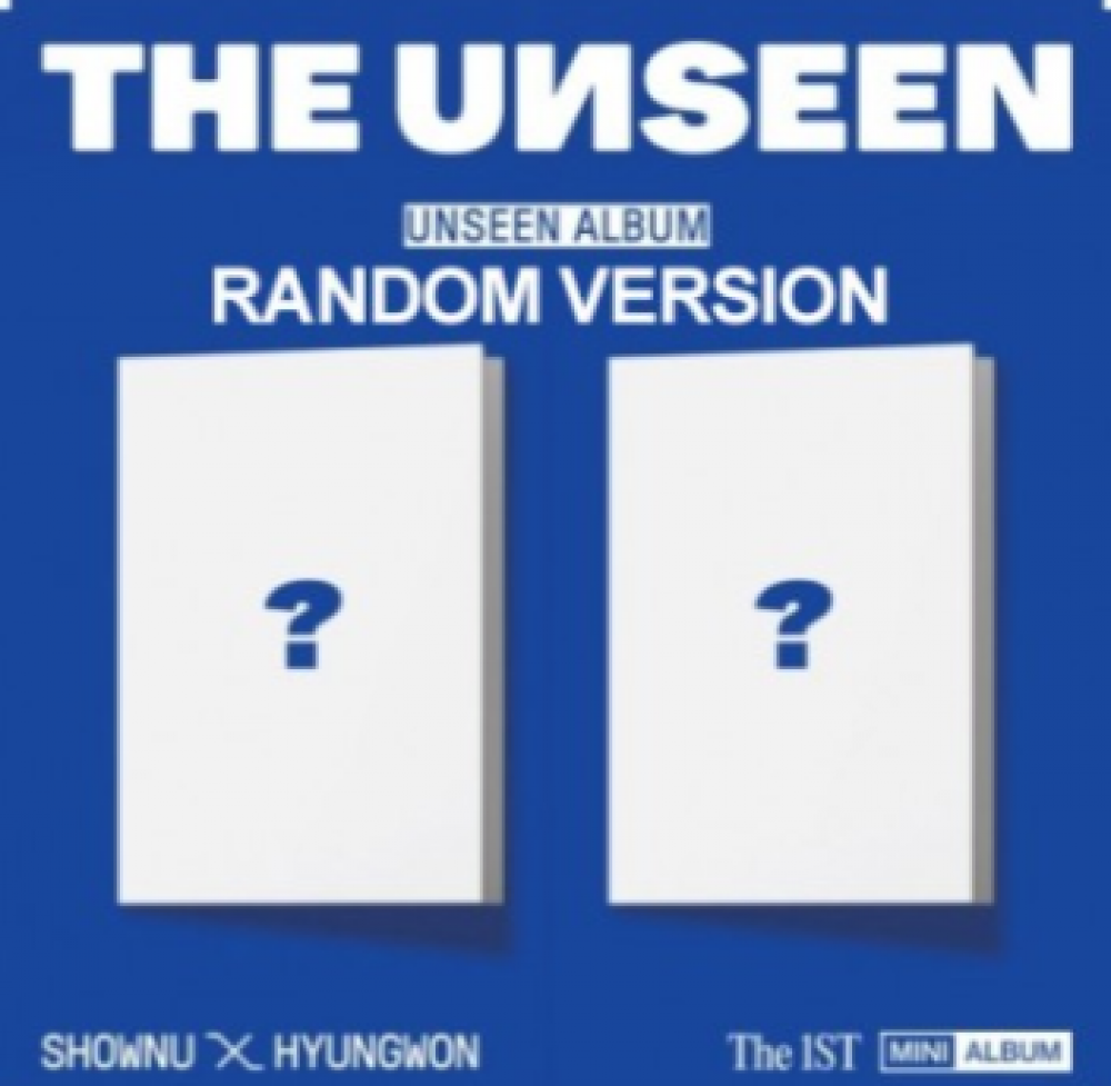 SHOWNU X HYUNGWON 1st Mini Album - THE UNSEEN (Random Ver.) CD