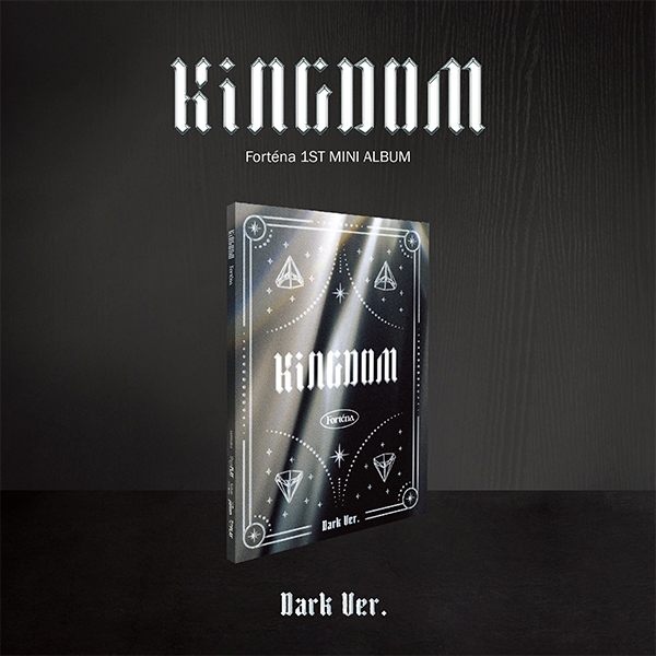 FORTENA 1st Mini Album - KINGDOM (DARK Ver.) CD + Poster