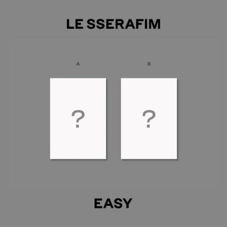 [Smart Album] LE SSERAFIM 3rd Mini Album - EASY (Random Ver.) Weverse Albums ver.