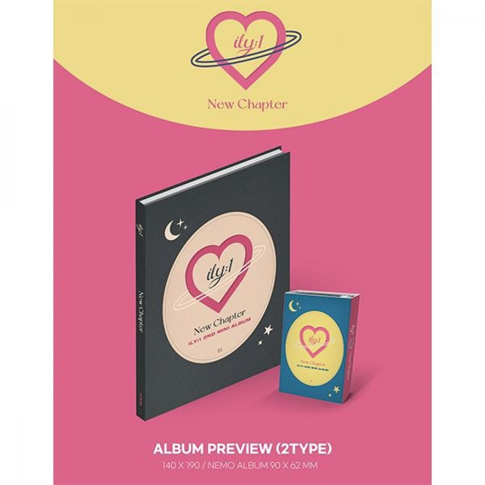 [SET] ILY:1 2nd Mini Album - New Chapter (SET Ver.) CD + Nemo Album + Poster