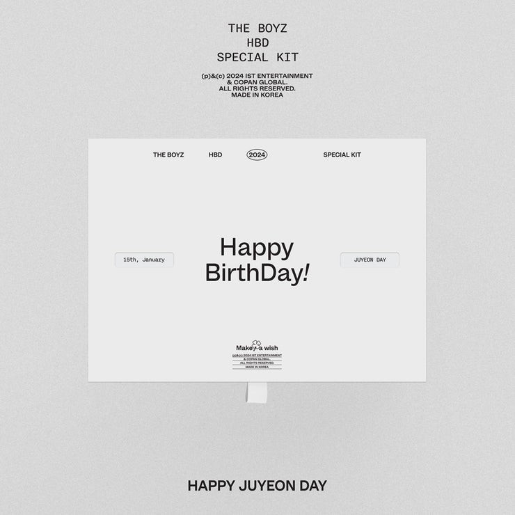 [Pre Order] THE BOYZ HBD JUYEON SPECIAL KIT