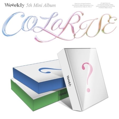 [SET] Weeekly 5th Mini Album - ColoRise (SET Ver.) 3CD + 3Poster