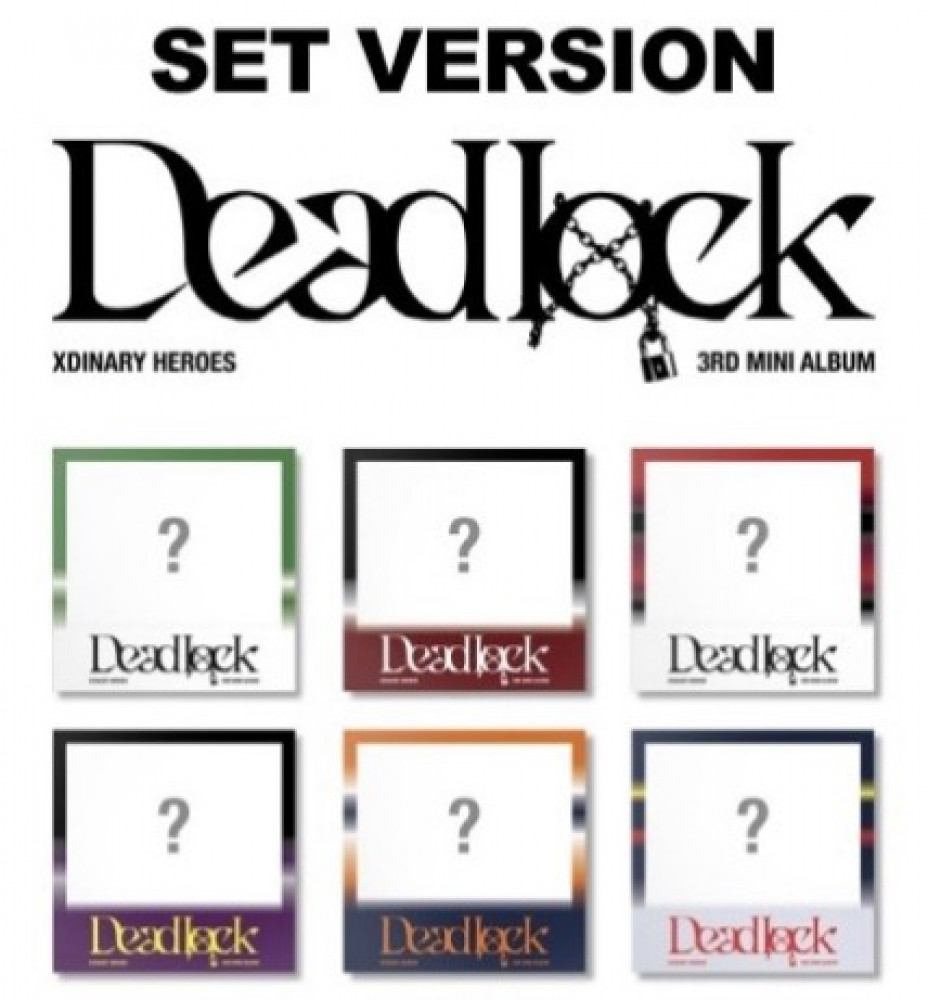 [SET][COMPACT] Xdinary Heroes 3rd Mini Album - Deadlock (SET Ver.) 6CD