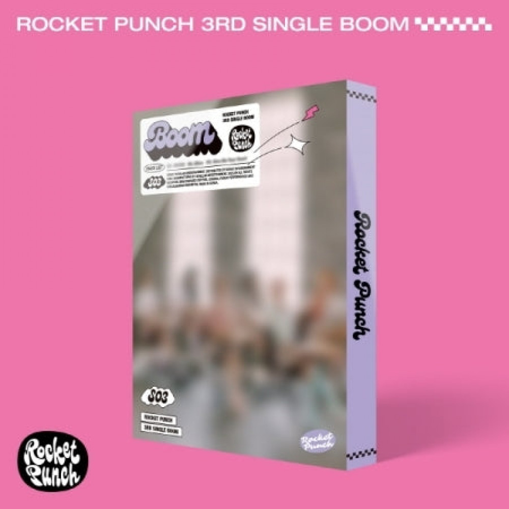 ROCKET PUNCH 3rd Single Album - BOOM (Heart Ver.) CD + Poster