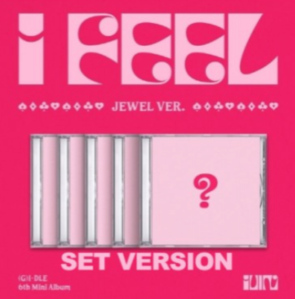 [SET][Jewel] (G)I-DLE 6th Mini Album - I feel (SET Ver.) 5CD + 5Poster