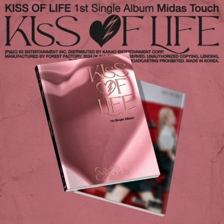 [Photobook] KISS OF LIFE 1st Single Album - Midas Touch CD + Poster