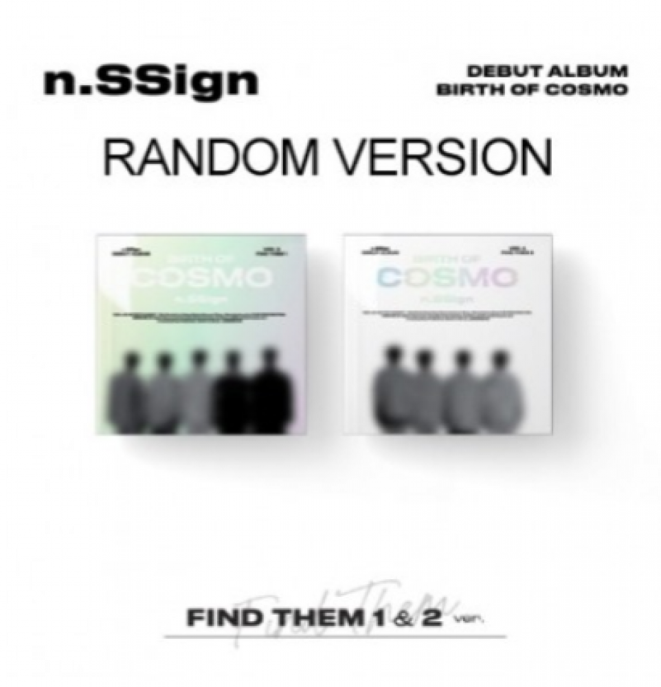 [FIND THEM] n.SSign Debut Album - BIRTH OF COSMO (Random Ver.) CD