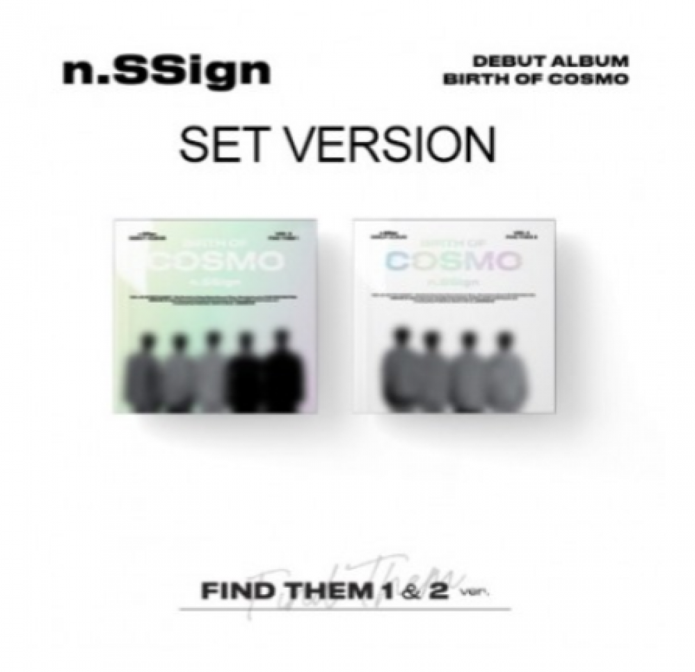 [SET][FIND THEM] n.SSign Debut Album - BIRTH OF COSMO (SET Ver.) 2CD