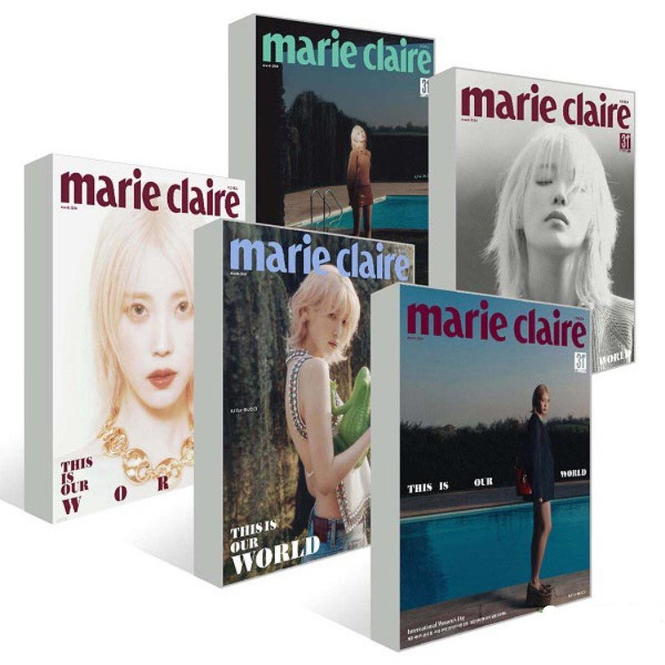 IU – marie claire (2024. MAR) (5 Version Set)