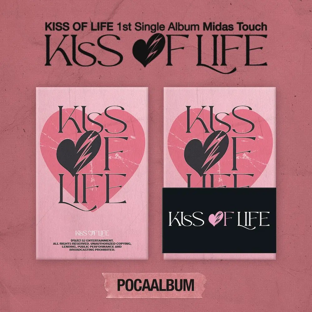 [Smart Album] KISS OF LIFE 1st Single Album - Midas Touch POCA ALBUM