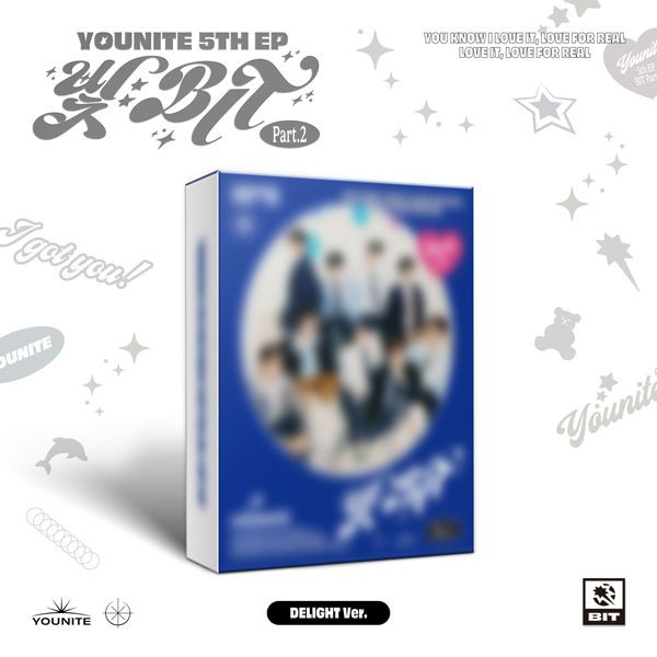 YOUNITE 5th EP Album - BIT Part.2 (DELIGHT Ver.) CD + Poster