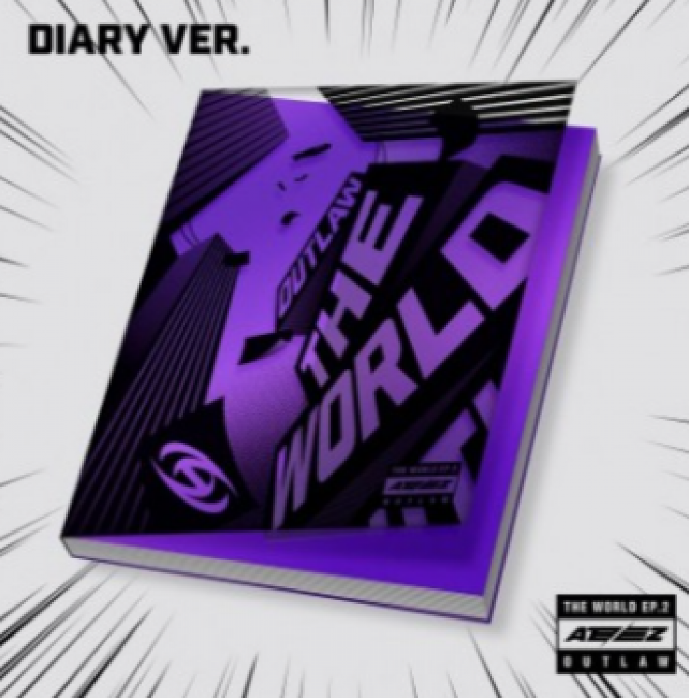 ATEEZ Album - THE WORLD EP.2 : OUTLAW (DIARY VER.) CD