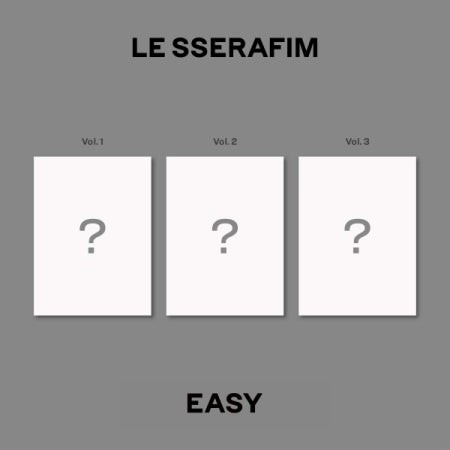 [SET] LE SSERAFIM 3rd Mini Album - EASY (SET Ver.) 3CD
