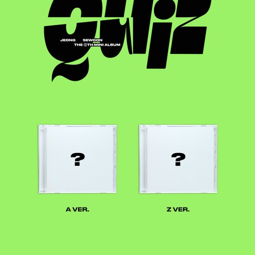 [Jewel][SET] JEONG SEWOON 6th Mini Album - QUIZ (SET Ver.) 2CD