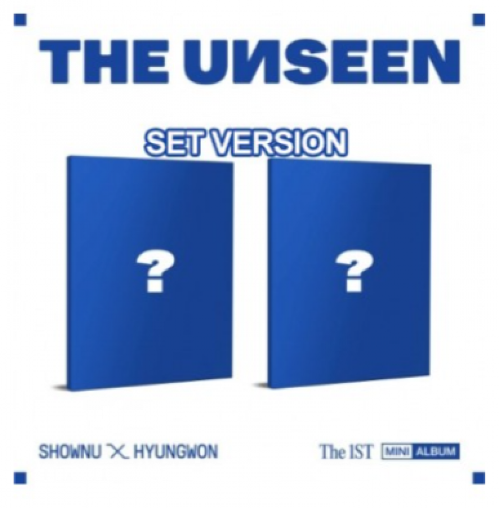 [DUST JACKET][SET] SHOWNU X HYUNGWON 1st Mini Album - THE UNSEEN (SET Ver.) 2CD