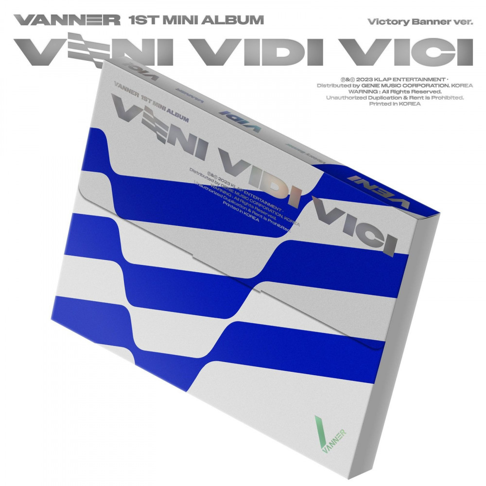 VANNER 1st Mini Album - VENI VIDI VICI (Victory Banner Ver.) CD + Poste
