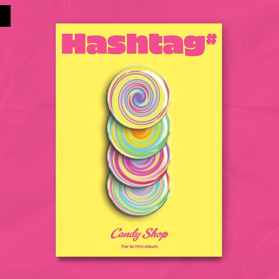 Candy Shop 1st Mini Album - Hashtag CD + Poster