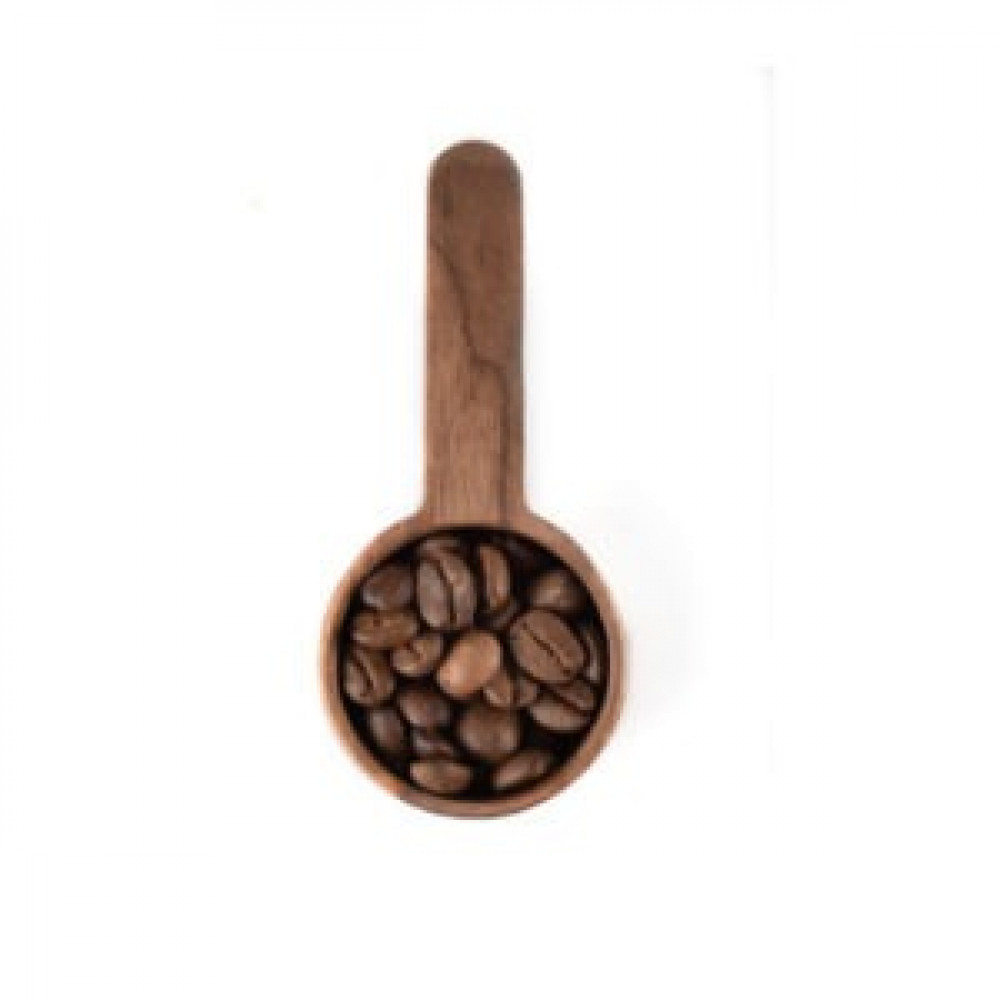 ملعقة قهوة خشبية صغيرة