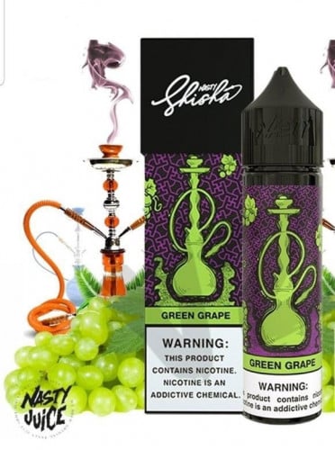 نكهة فيب ناستي شيشة عنب أخضر NASTY SHISHA GREEN GRAPE