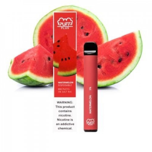Puff Plus - Watermelon  سحبة جاهزة بف بلس بنكهة الجح 800 موشة