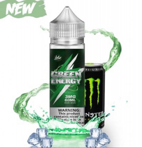 نكهة فيب مشروب طاقة قرين مونستر الوحش الاخضر Loko Lab Green Energy