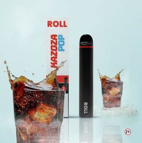 سحبة سيقارة للاستخدام الواحد ROLL - DISPOSABLE DEVICE KAZOZAPOP - Kazoza POP Iced COLA