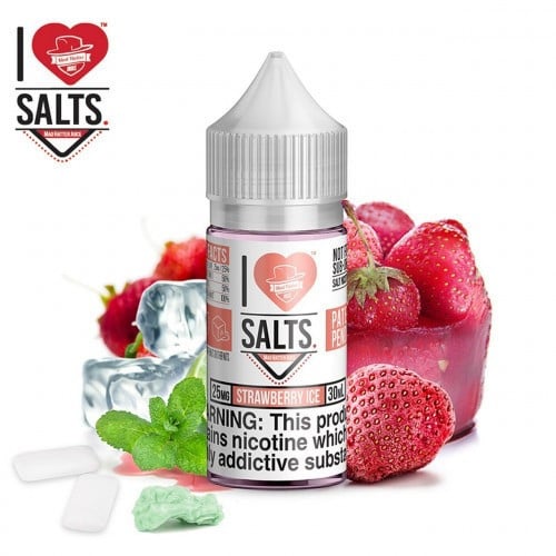 نكهة سولت فراولة بارد ايس - I Love Salts STRAWBERRY ICE
