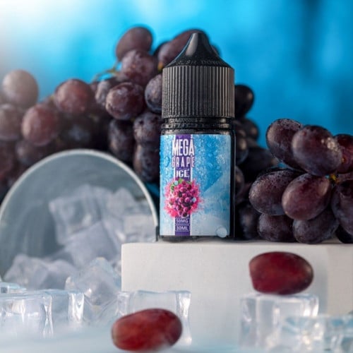 نكهة سولت ميجا عنب قريب ايس سولت 30مل MEGA GRAPE ICE SALT