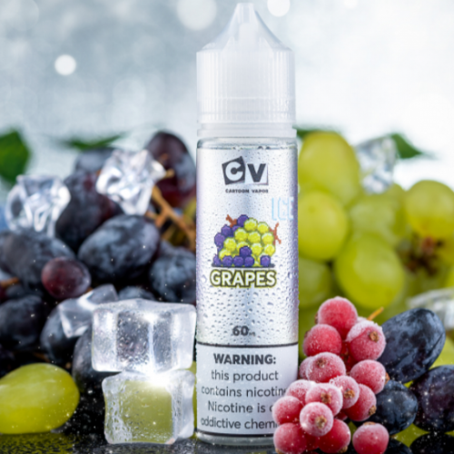 نكهة سي في عنب آيس 60 مل - CV GRAPES ICE